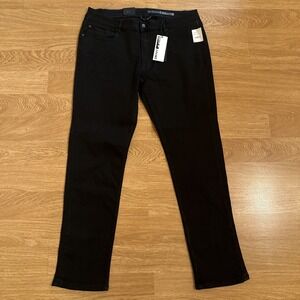 DKNY Jeans Mens Black 38x32 (Act37x31) Bedford Slim Straight Stretch Comfort NWT